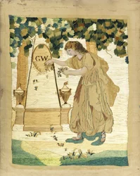 Virtue Paying Homage at the Tomb of Washington